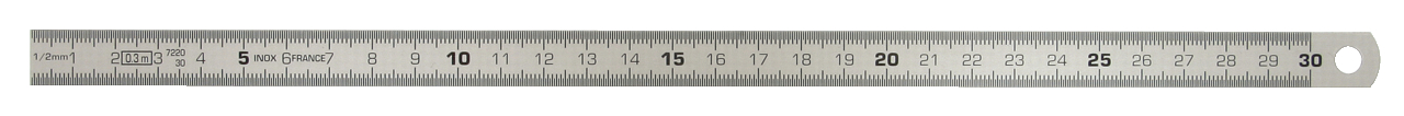 Reglet flexible en inox, L.200 mm KS TOOLS - 300.0102