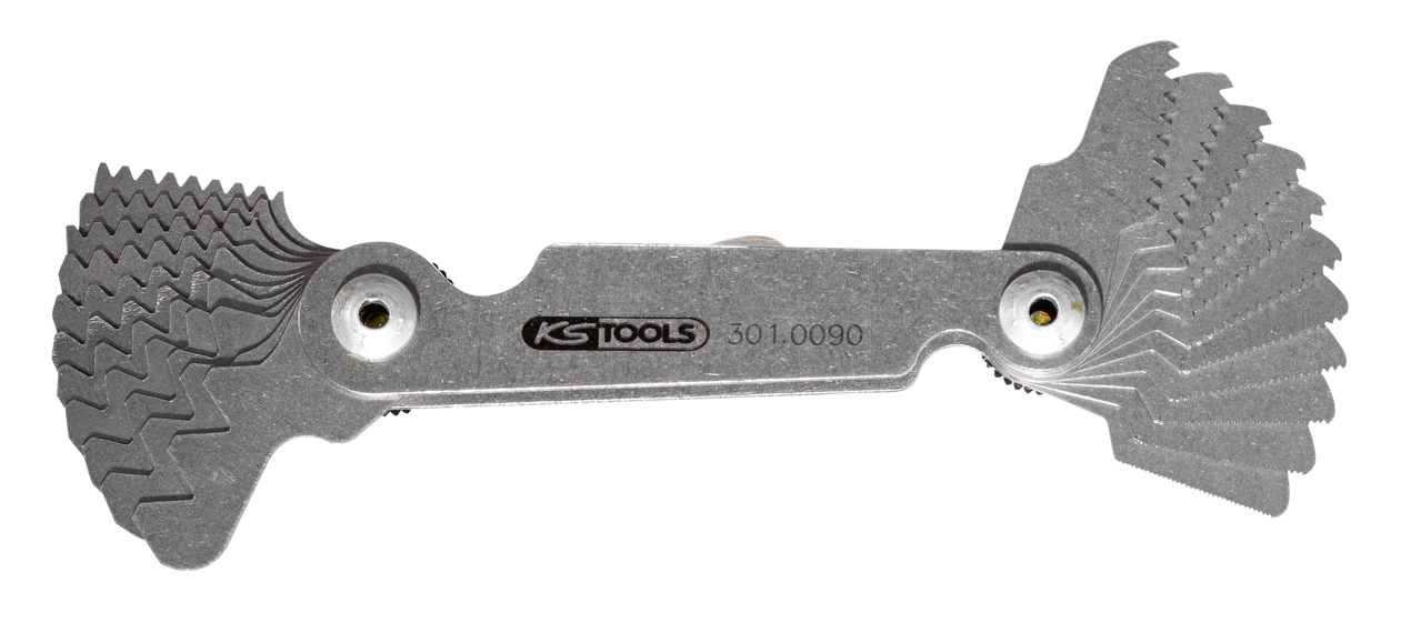 Jauge à filetage métallique, 22pas KS TOOLS - 301.0090