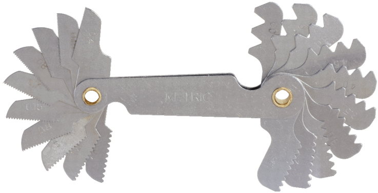 Jauge à filetage métallique, 20pas KS TOOLS - 301.0095