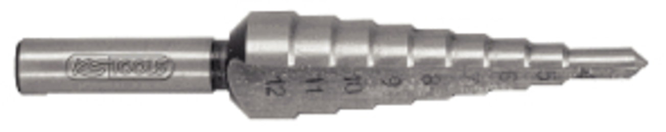 Forets étagés HSS pour tôles, 4 à 12 mm KS TOOLS - 330.2211