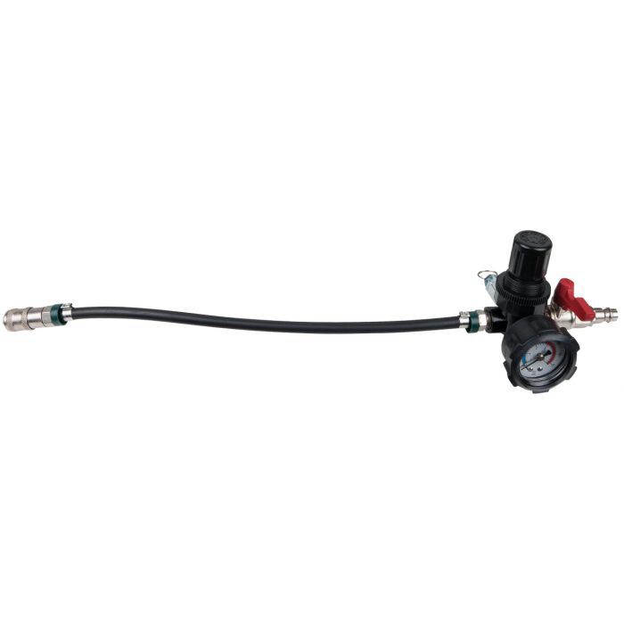 Adaptateur d'admission d'air pour turbocompresseur avec flexible et manomètre KSTOOLS - 460.2481
