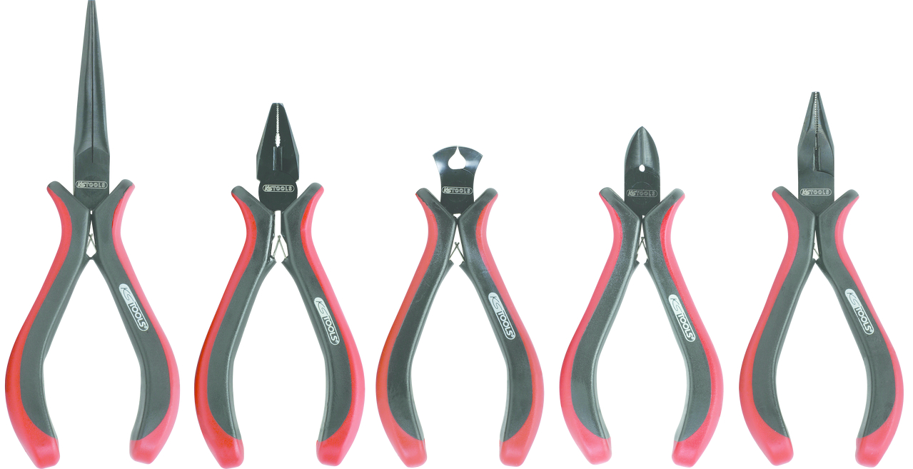 Jeu de 5 pinces électroniques KS TOOLS - 500.7020