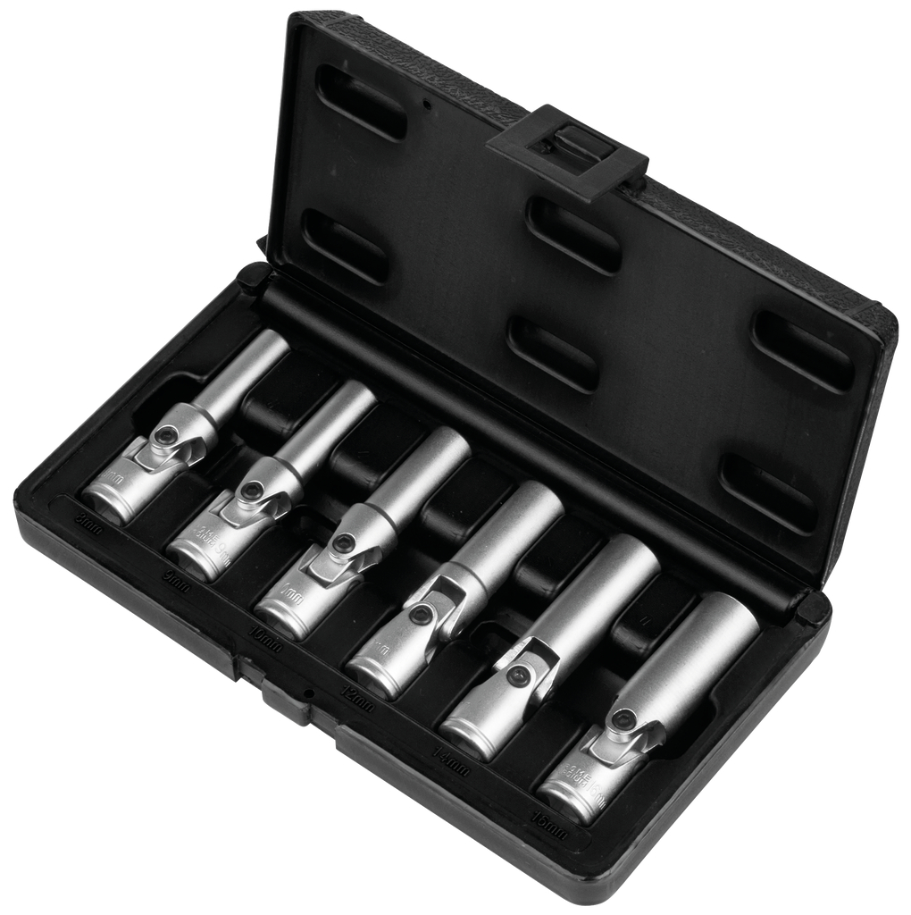 Module douilles à bougie 3/8'' articulées, 6 pcs KS TOOLS - 500.7300