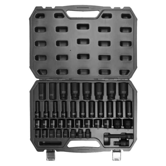 Coffret de douilles à chocs 1/2