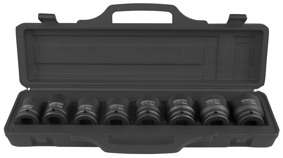 Jeu de douilles à chocs 3/4'', 8 pcs KS TOOLS - 515.0210