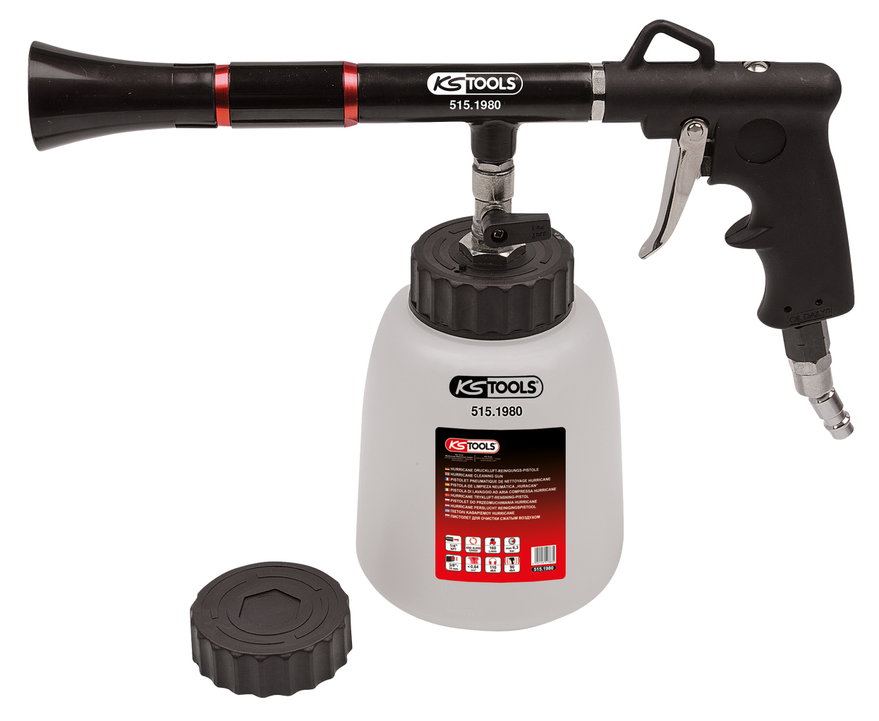 Pistolet de nettoyage pneumatique KS TOOLS - 515.1980