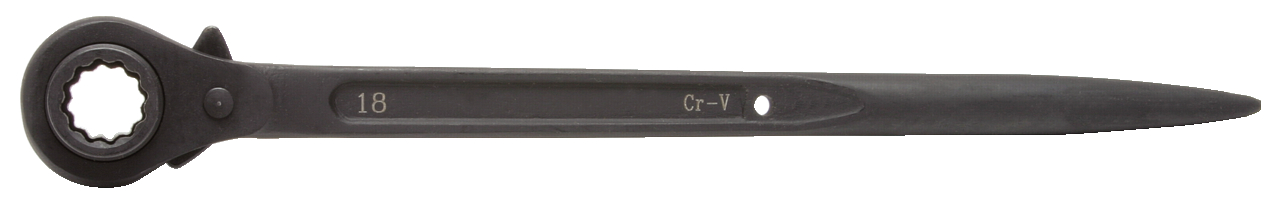 Clé à cliquet à douille réversible spéciale montage échafaudage, 19x22 mm KS TOOLS - 522.1922