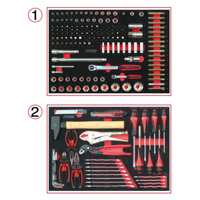 Servante One by One 7 tiroirs équipée de 184 outils KSTOOLS - 8237184