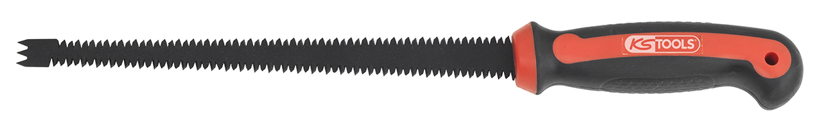 Scie couteau, découpe forme dans le plâtre 250mm, denture 7TPI , poignée bi-mat. KS TOOLS - 907.2506