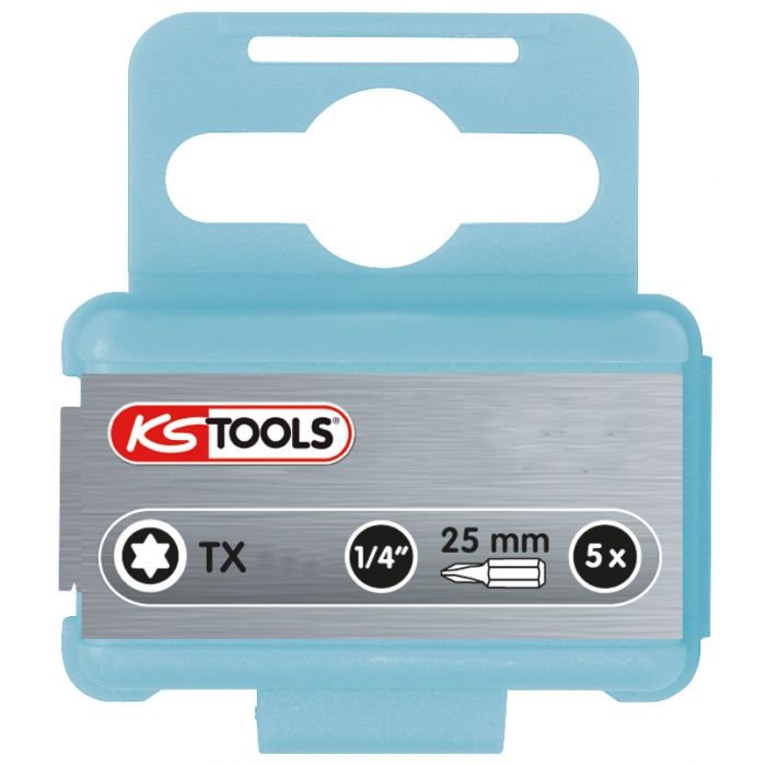 Boite de 5 embouts de vissage INOX TORX® 1/4