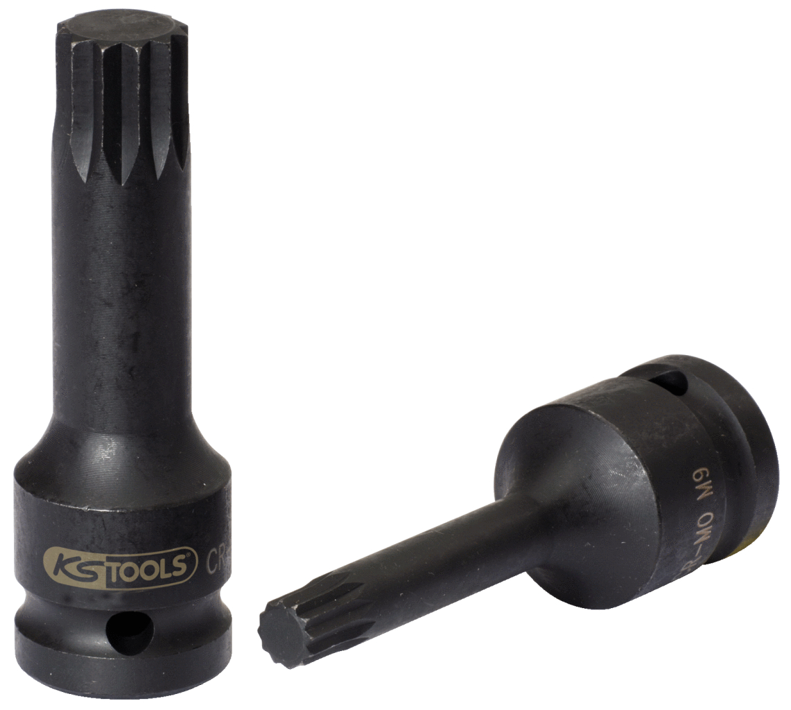 Douille longue à chocs mâle XZN® 1/2'', M12 KS TOOLS - 911.0951