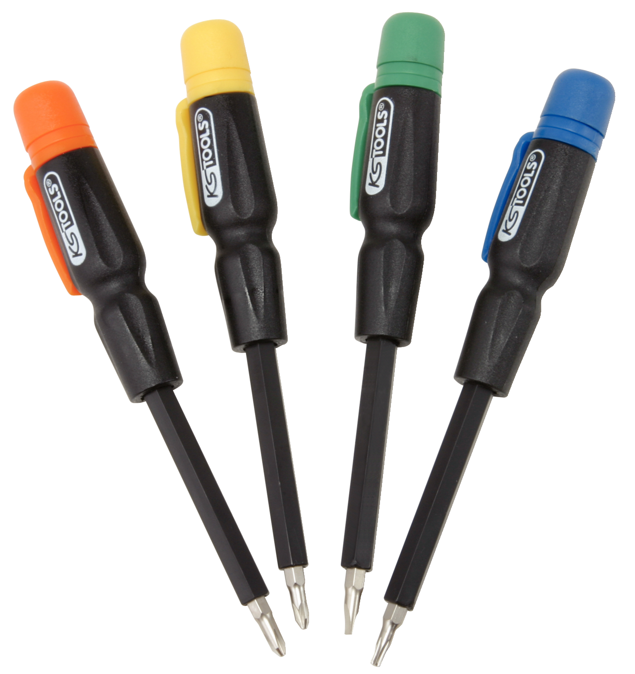 Jeu de 4 tournevis éléctroniques 4 en 1 KS TOOLS - 911.2175