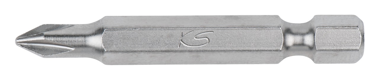 Boîte de 5 embouts de vissage PHILLIPS®, L.50 mm - 1/4'' - PH2 KS TOOLS - 911.2214