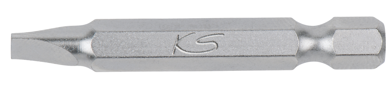 Boîte de 5 embouts de vissage Fente, L.50 mm - 1/4'' - 4,5 mm KS TOOLS - 911.2753
