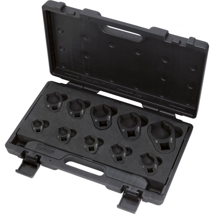 Coffret de 10 douilles à tuyauter 3/8'' - 1/2'' - 3/4'', 19-46 mm KSTOOLS 9131300