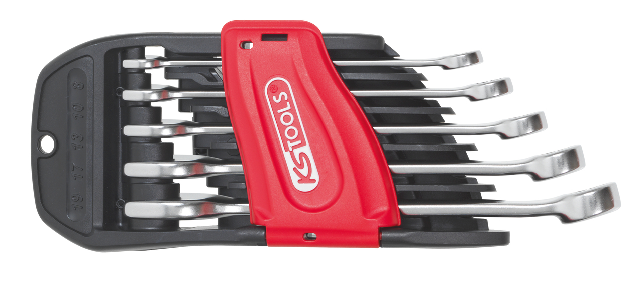 Jeu de 5 clés mixtes métriques - sur support KS TOOLS - 922.0040