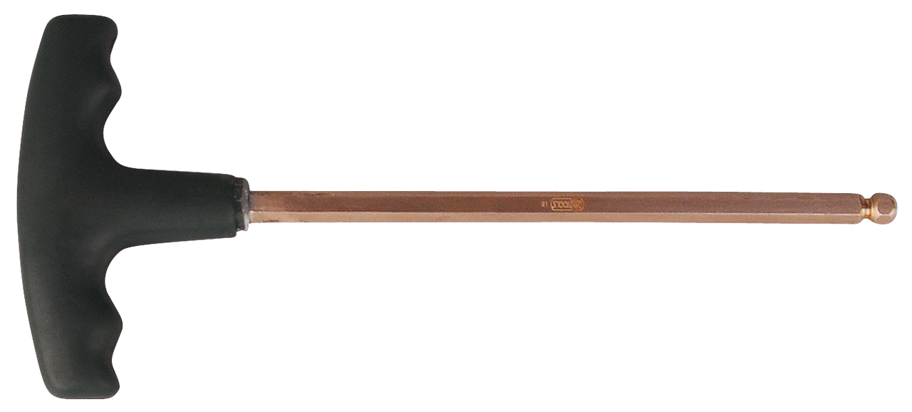 Clé mâle tête sphérique poignée en ''T'' BERYLLIUMplus 4mm, 145mm KS TOOLS - 962.0961