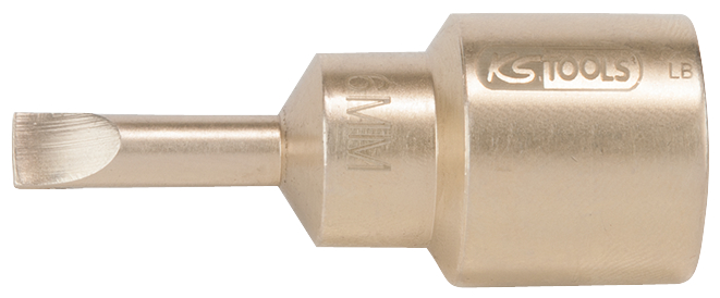 Douille tournevis fente BRONZEplus 6mm, 60mm KS TOOLS - 963.1293
