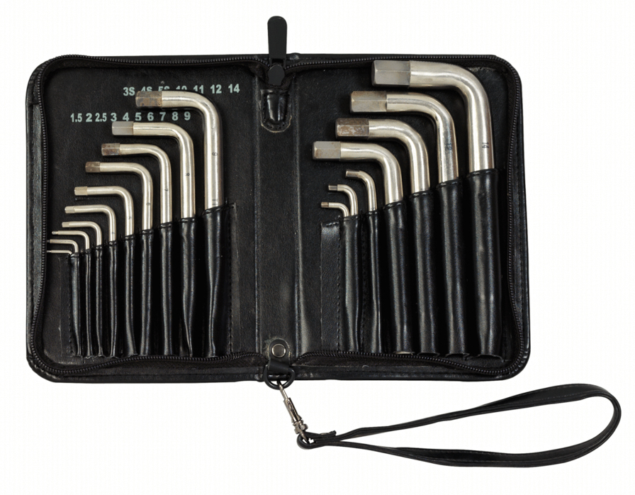 Jeu de clés mâles TITANplus 6 pans, 17 pièces KS TOOLS - 965.2004