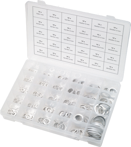 Assortiment de joints alu x300 KS TOOLS - 970.0160