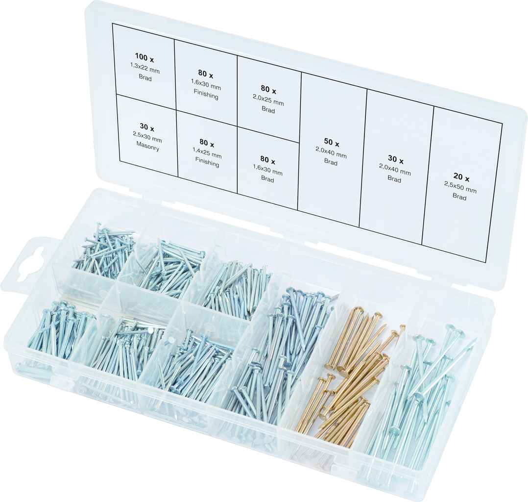 Assortiment de clous, 550 pcs KS TOOLS - 970.0370