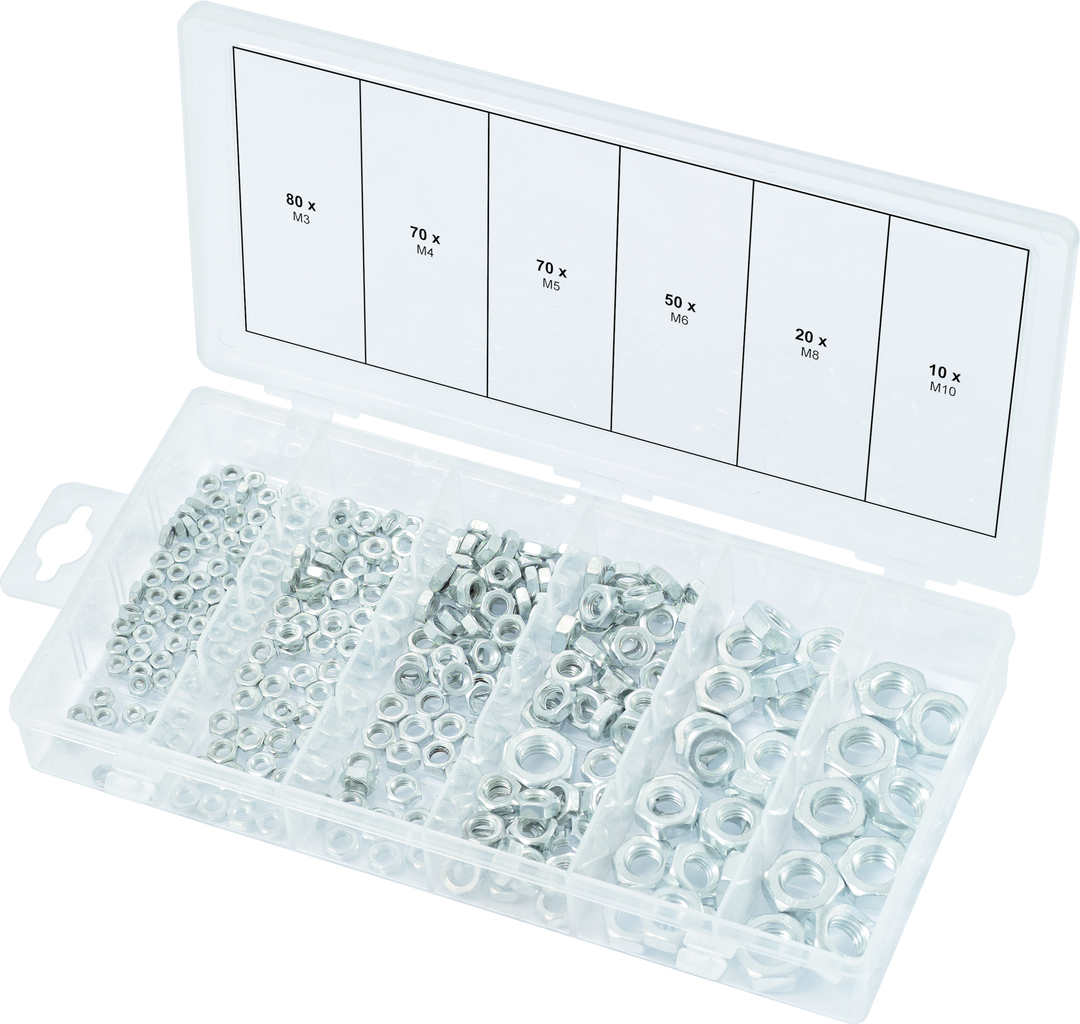 Assortiment d'écrous, 300 pcs KS TOOLS - 970.0440