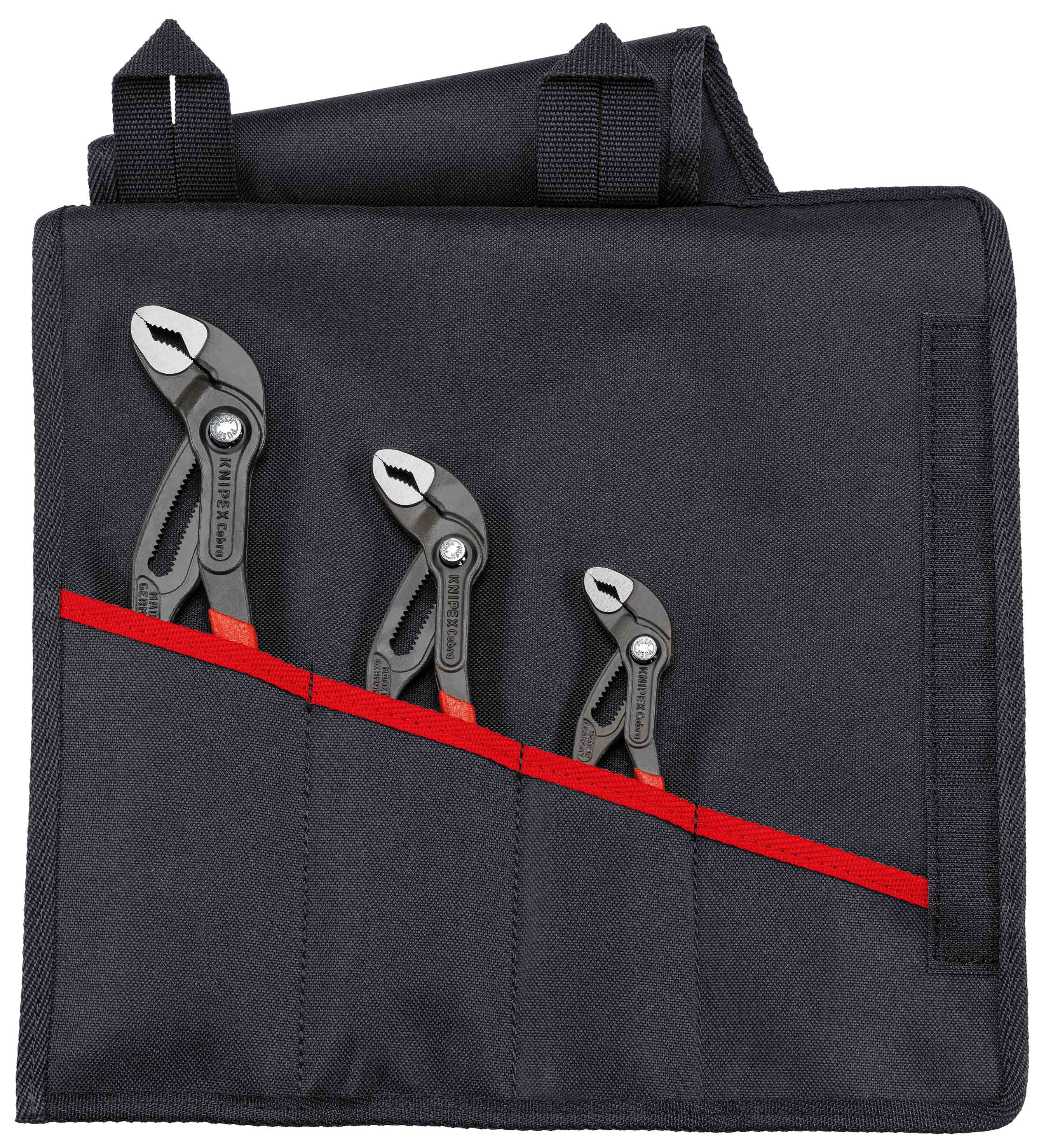 Assortiment de 3 pinces multipises Cobra® en trousse tissu 87 01 125/180/250 KNIPEX - 001955S8
