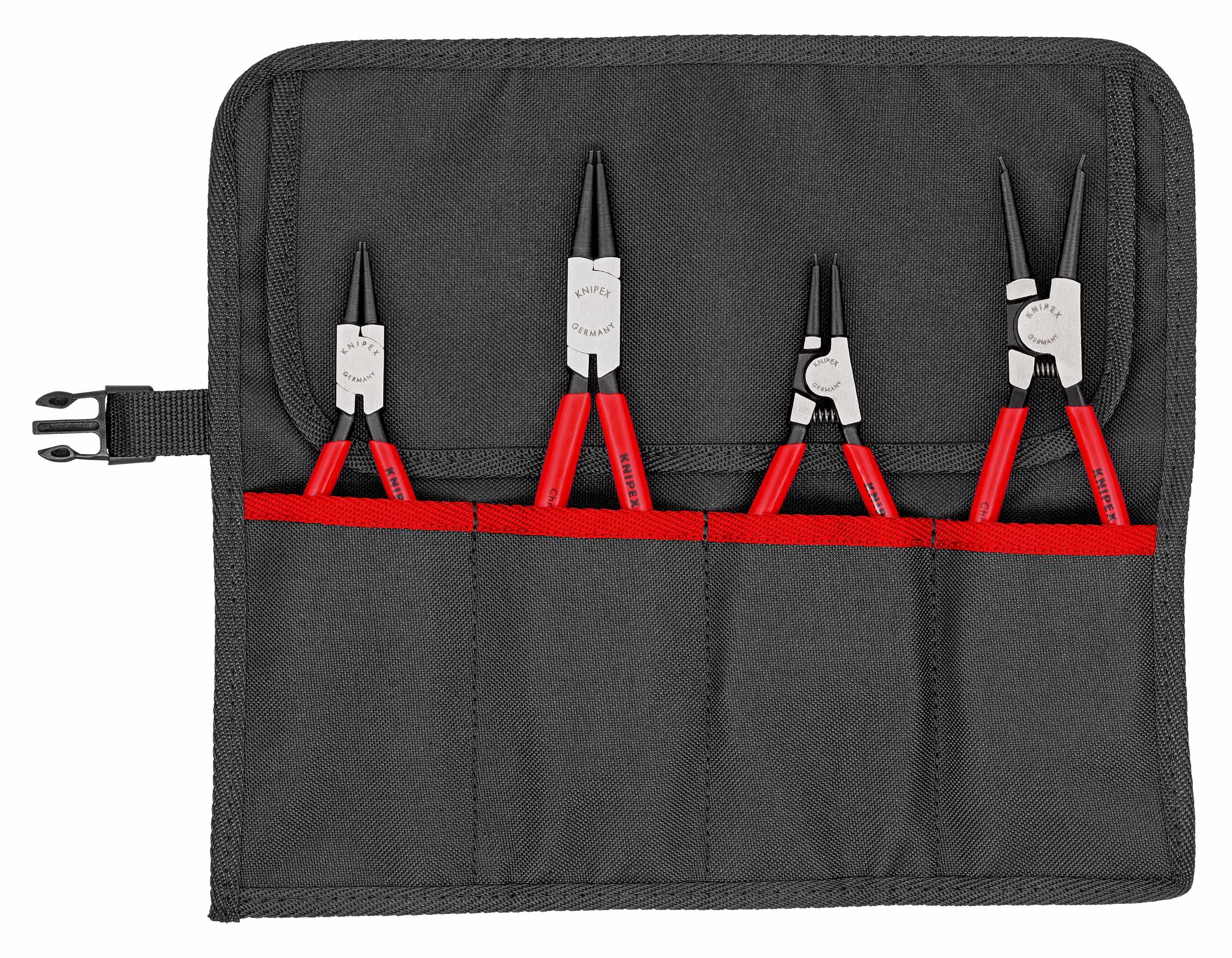 Trousse composée d'un lot de 4 pinces pour circlips (Modèle 44 et 46) KNIPEX - 001956V01