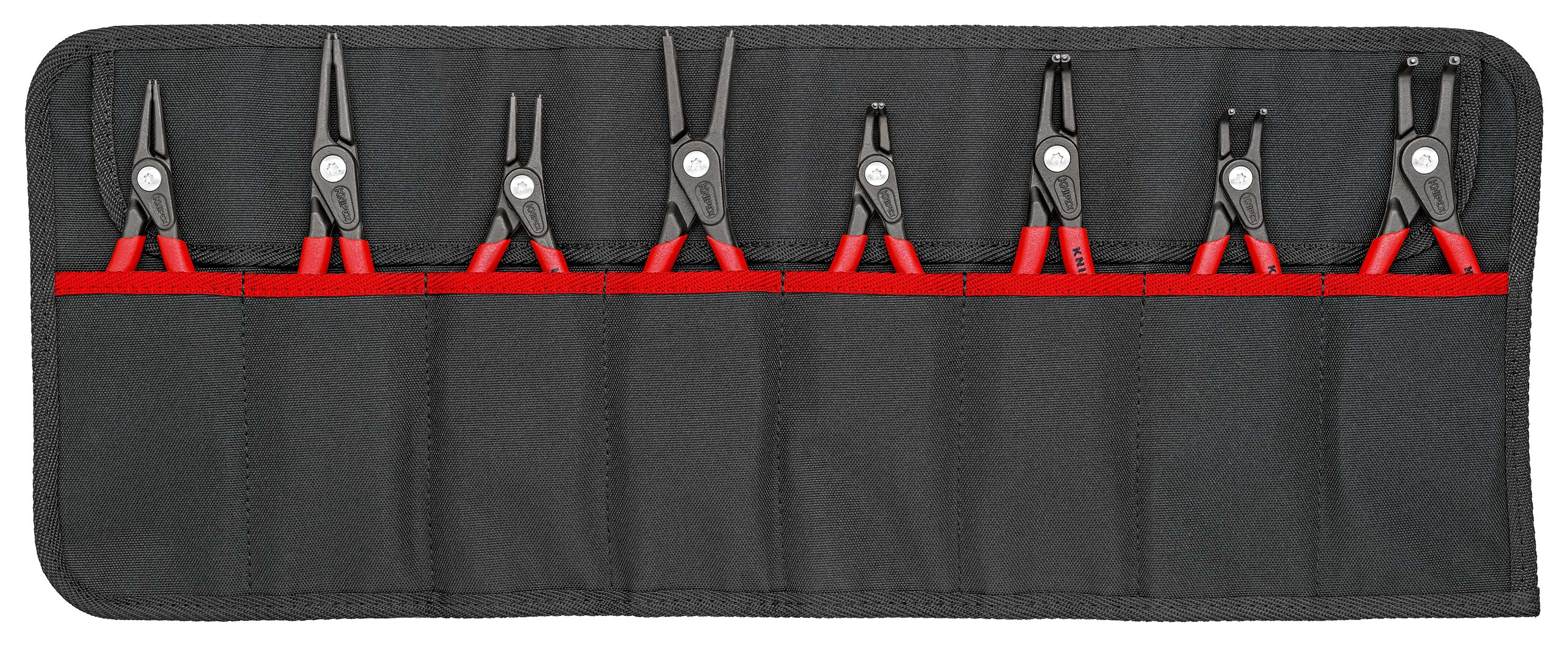 Trousse composée d'un lot de 8 pinces pour circlips (Modèle 48 et 49) KNIPEX - 001958V02