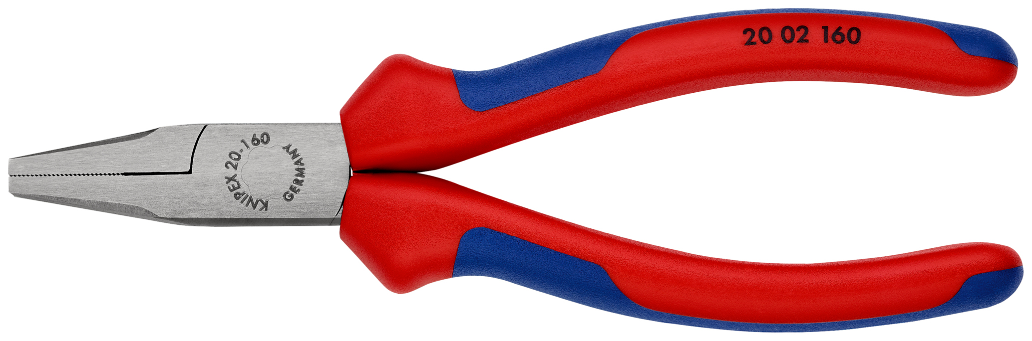 Pince à becs plats 160mm KNIPEX - 20 02 160 SB