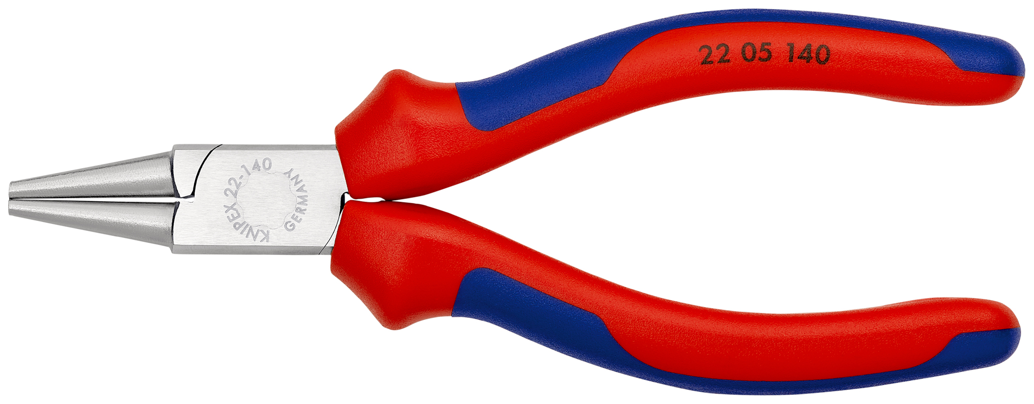 Pince a becs ronds 140mm chrome KNIPEX - 22 05 140