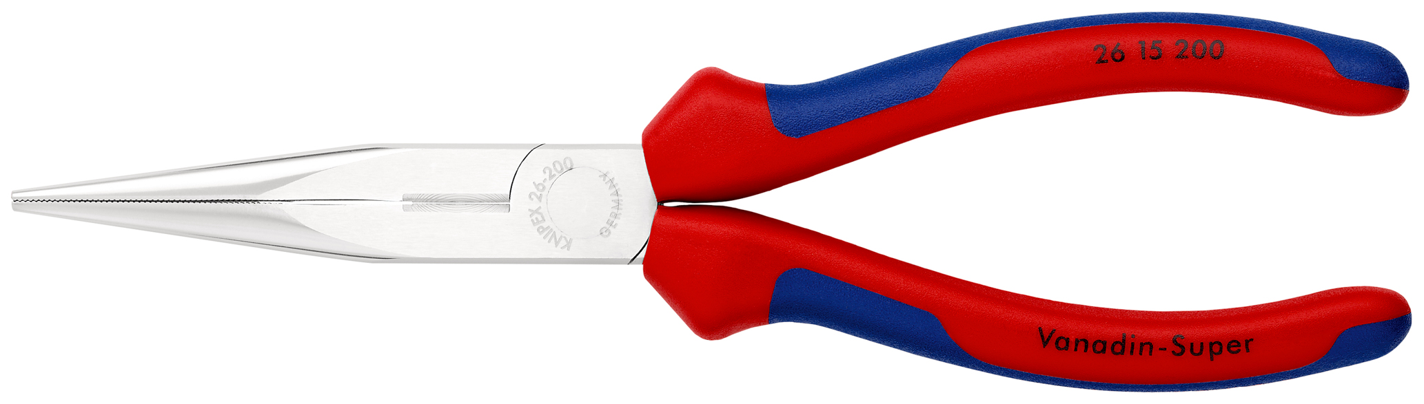 Pince a becs 1/2 ronds 200mm chrome KNIPEX - 26 15 200