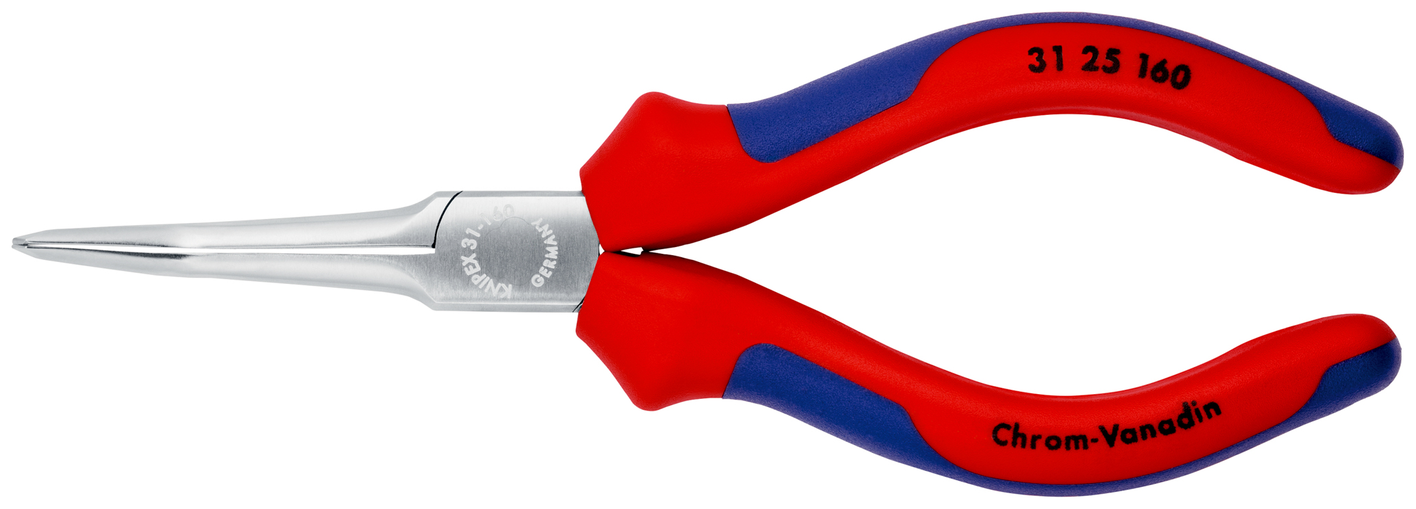 Pince de préhension ultrafine électrique  160mm chrome 45° KNIPEX - 31 25 160