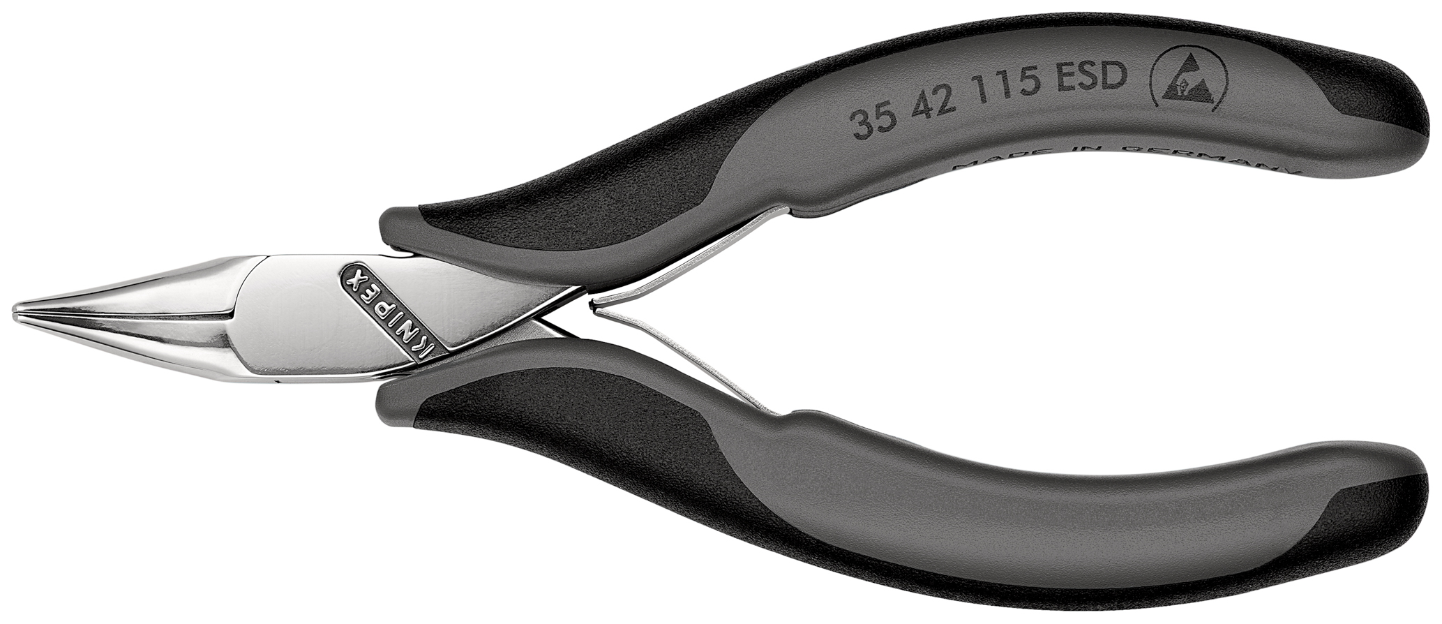 Pince prehension electro 115mm esd 45° KNIPEX - 35 42 115 ESD