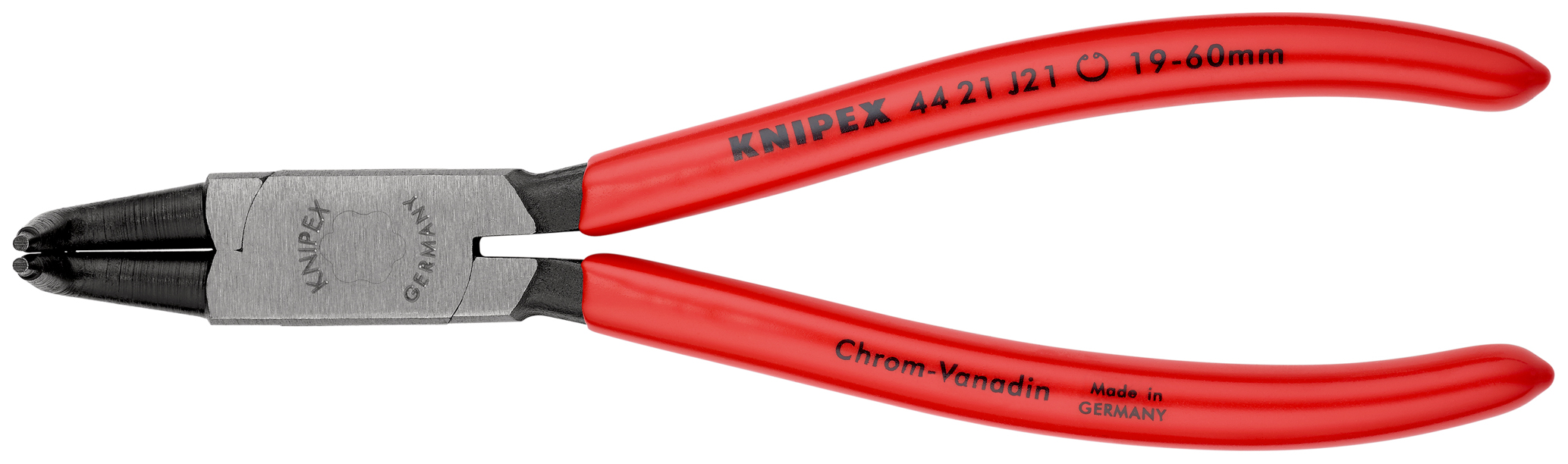 Pince 170mm circlips int. 19-60mm 90° KNIPEX - 44 21 J21 SB