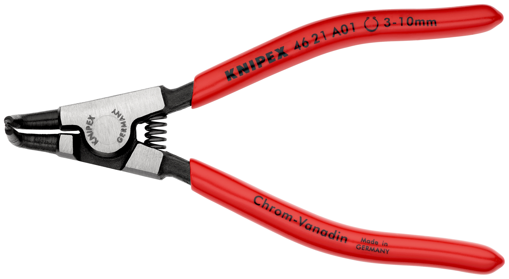 Pince 125mm circlips ext. 3-10mm 90° KNIPEX - 46 21 A01