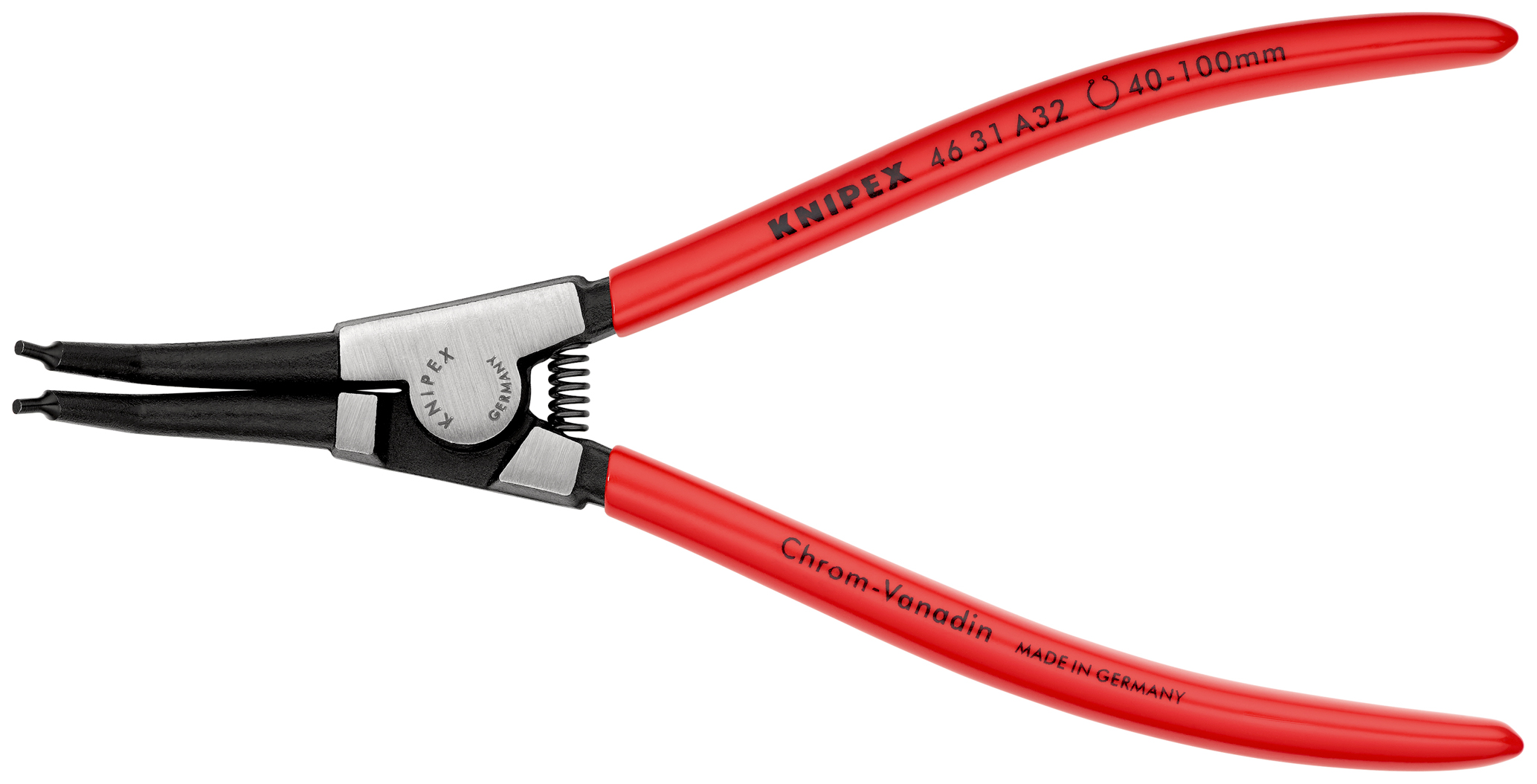 Pince 210mm circlips ext. 40-100mm 45° KNIPEX - 46 31 A32