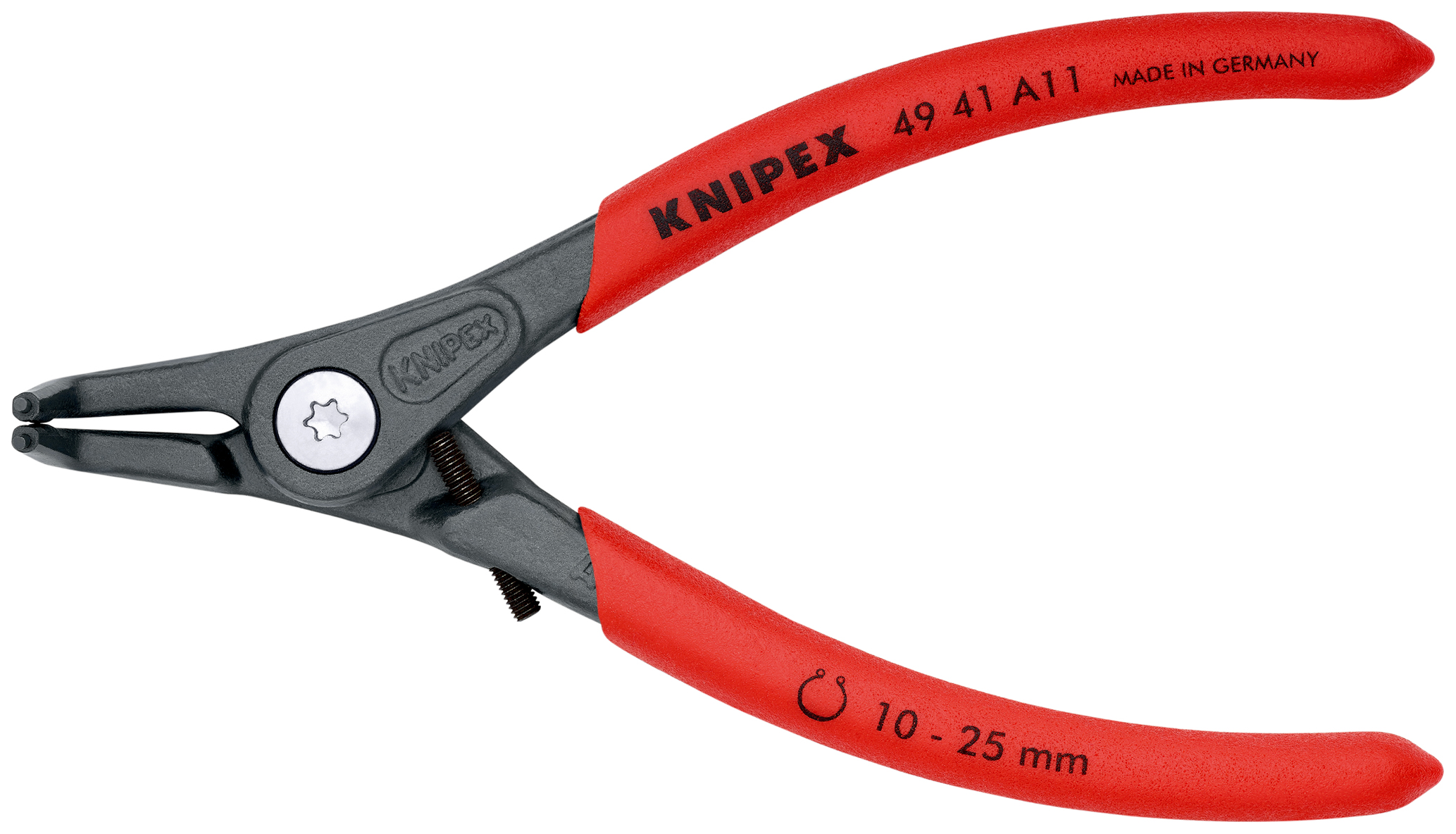Pce 130mm circl. int 10-25mm 90°+vis reg KNIPEX - 49 41 A11