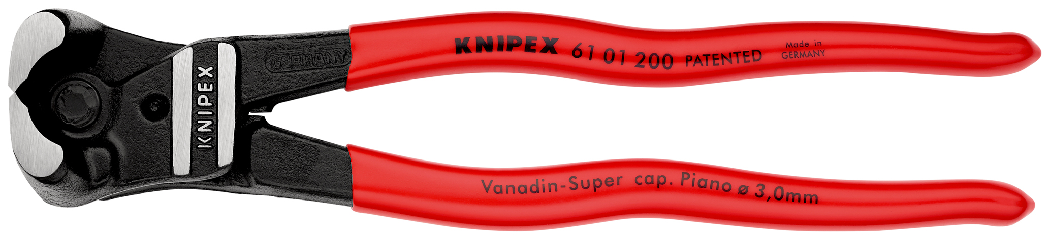 Pince cpte devant forte demult. 200mm KNIPEX - 61 01 200 SB