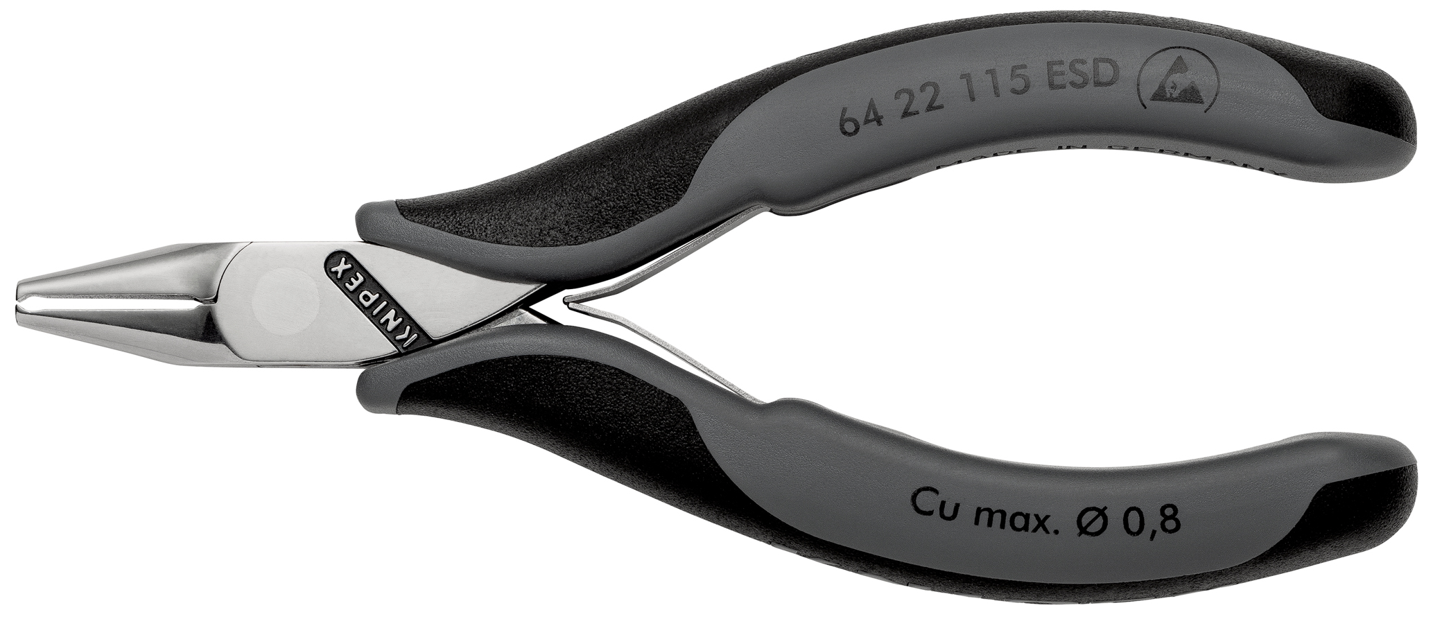 Pince coupante devant 115mm electro esd KNIPEX - 64 22 115 ESD