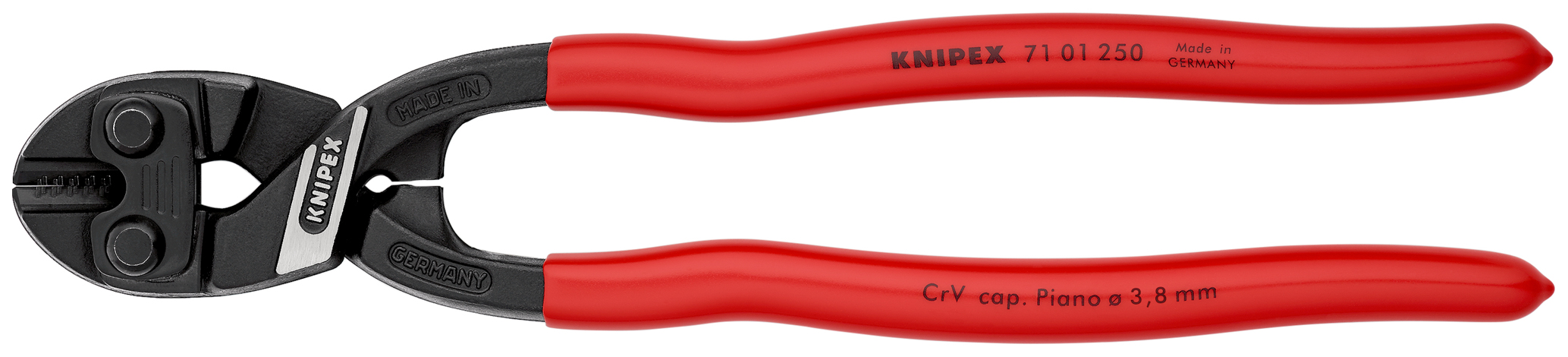 Pince coupe-boulon compact Cobolt 250mm KNIPEX - 71 01 250 SB