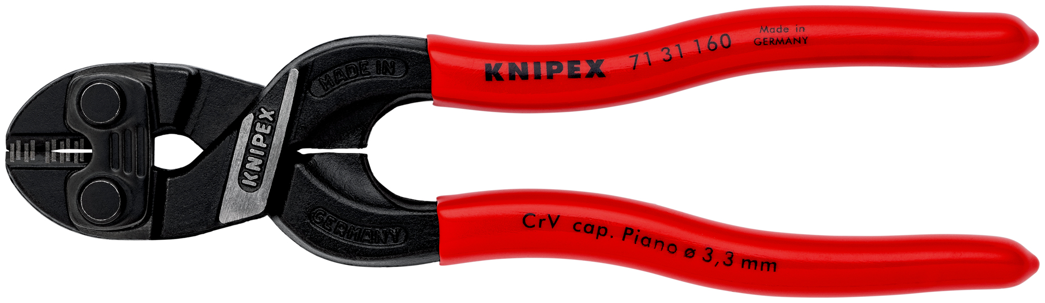 Pince coupe-boulon compact cobolt® 160mm KNIPEX - 71 31 160