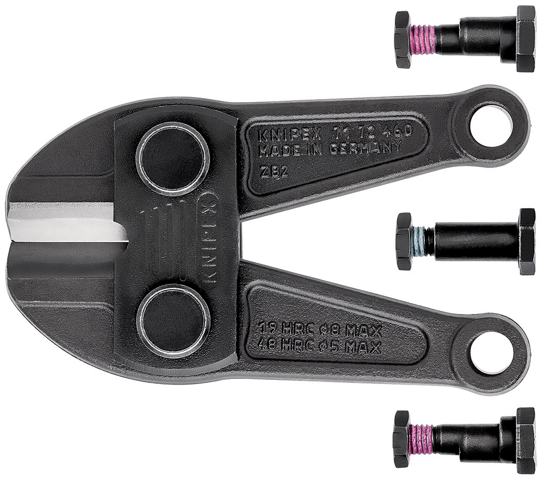 Tête de rechange pour coupe-boulon 71 72 460 - 1 paire de mâchoires KNIPEX - 7179460