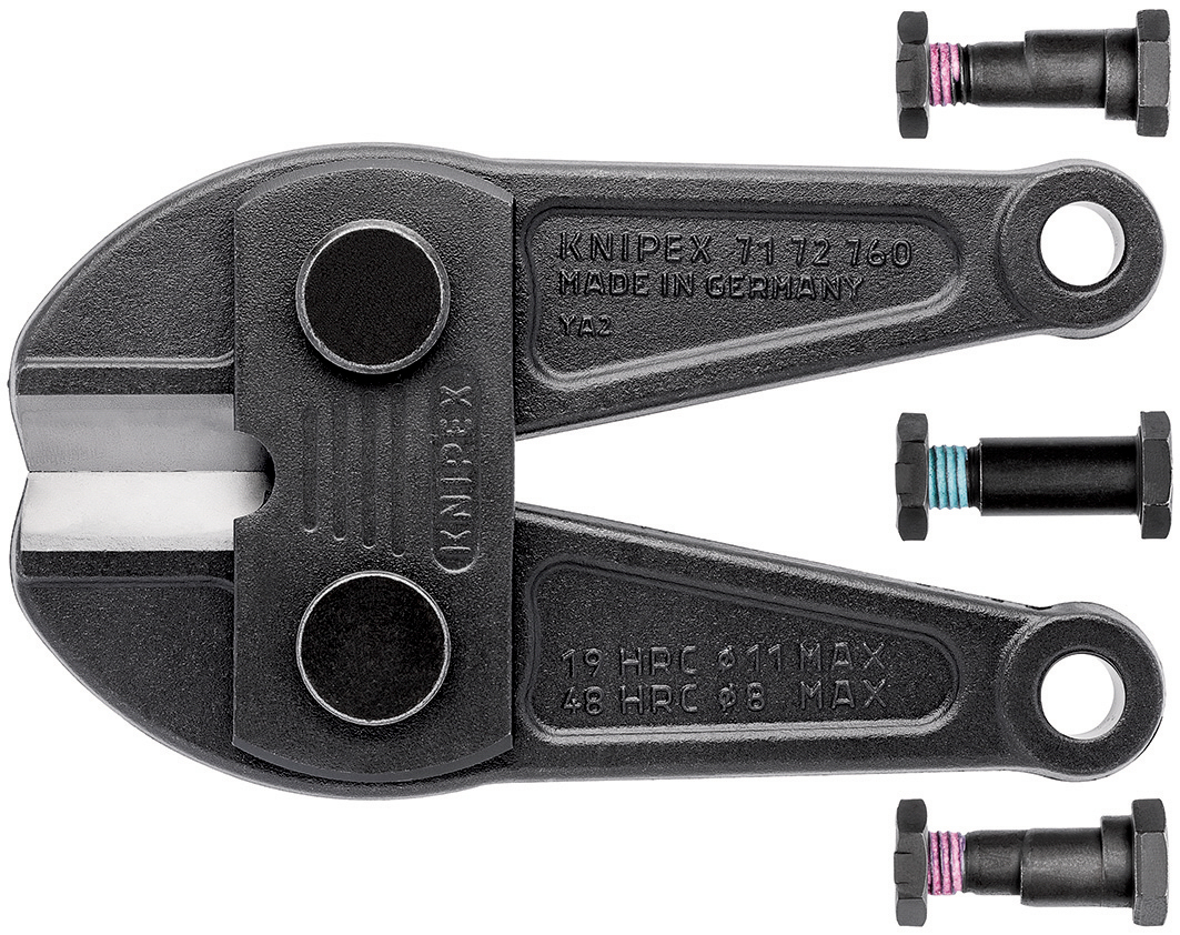 Tête de rechange pour coupe-boulon 71 72 760 - 1 paire de mâchoires KNIPEX - 7179760