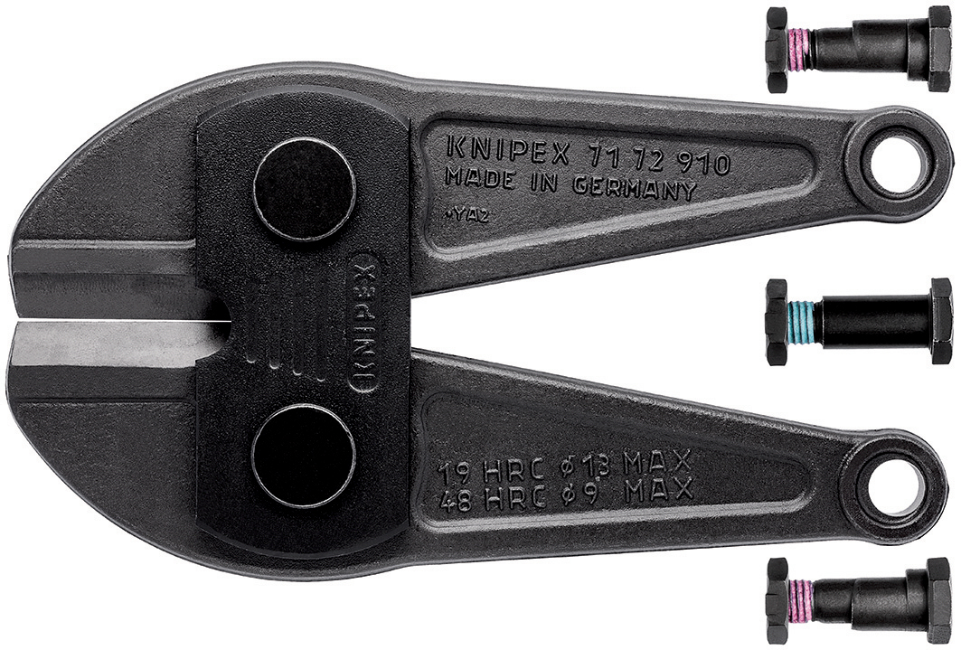 Tête de rechange pour coupe-boulon 71 72 910 - 1 paire de mâchoires KNIPEX - 7179910