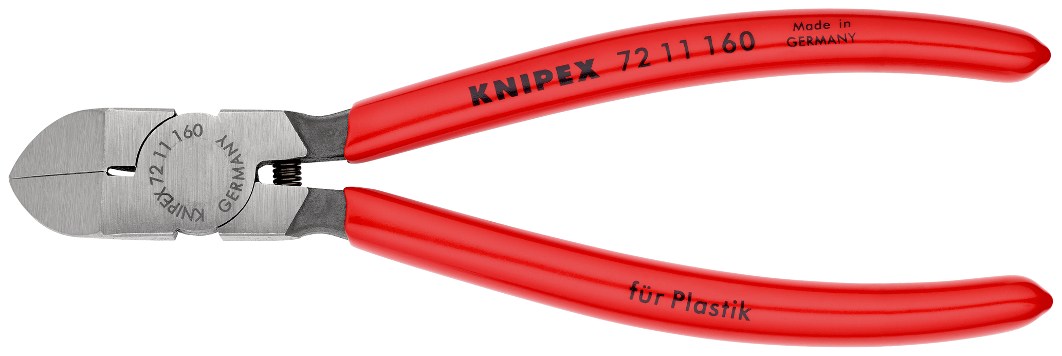 Pince cpte pour cote plastique 160mm 45° KNIPEX - 72 11 160 SB