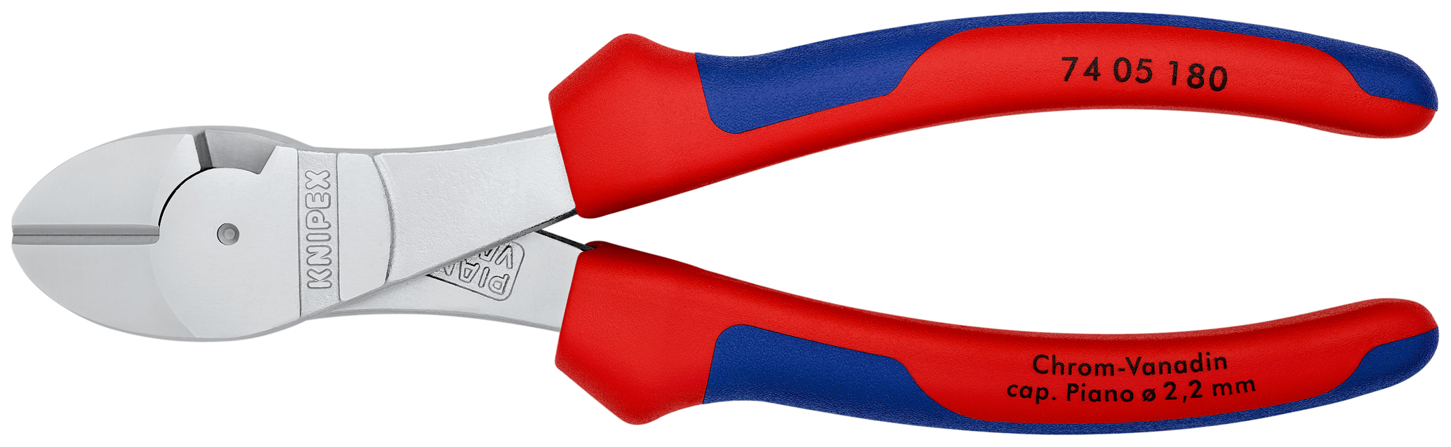 Pce cpte cote fte demult. 180mm chrome KNIPEX - 74 05 180 SB