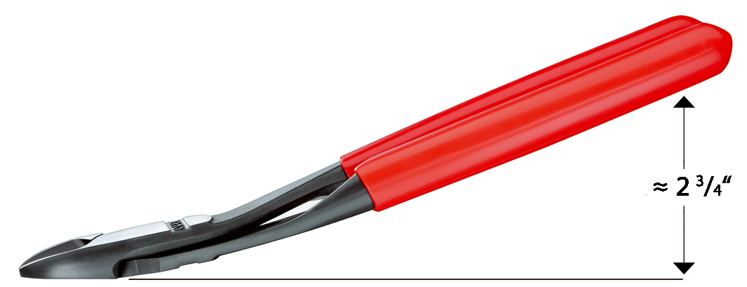 Pce coupante cote fte demult. 200mm 25° KNIPEX - 74 21 200