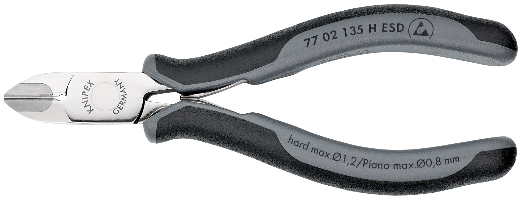 Pnce cpte carbure cote electro 135mm esd KNIPEX - 77 02 135 H ESD