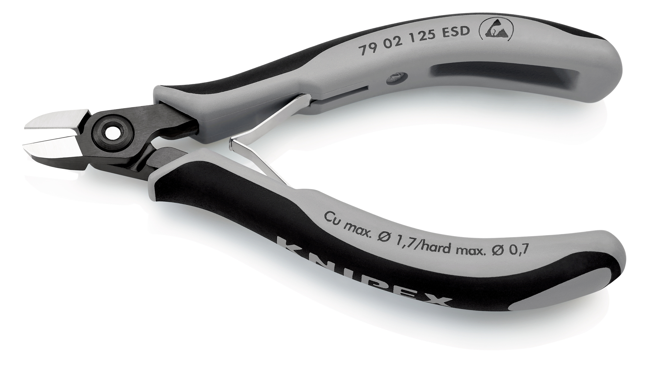 Pince coupante cote electro 125mm esd KNIPEX - 79 02 125 ESDSB